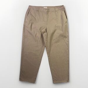 Eileen Fisher Cotton Hemp Lantern Ankle Pant Crop Fits Large (No Size Tag)